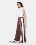 Pantalon de jogging droit en velours bicolore