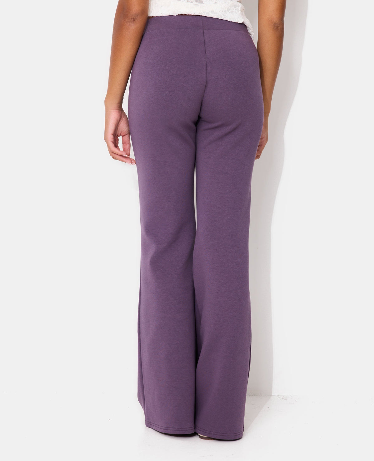 Pantalon de jogging flare avec pintucks