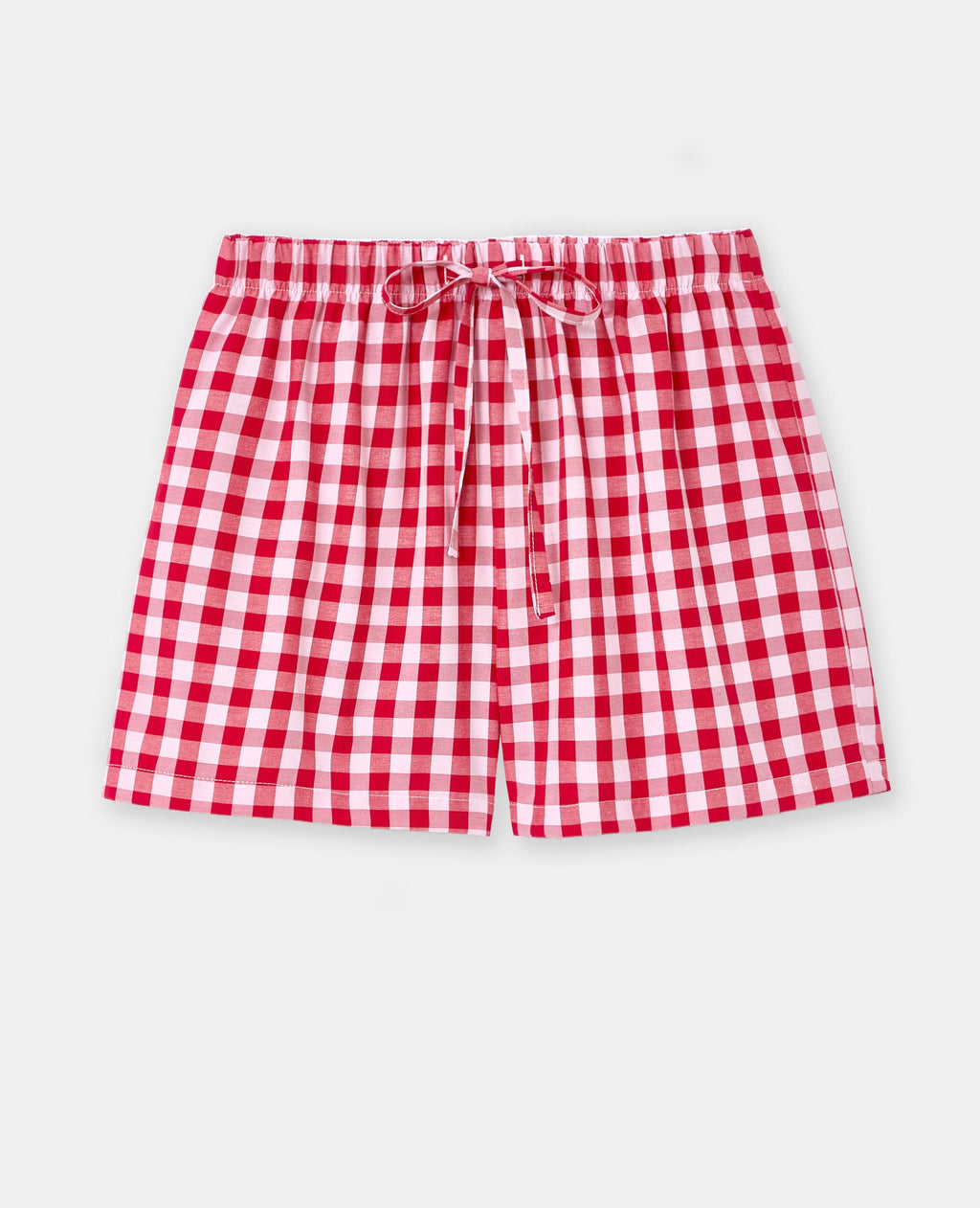 Short de pyjama motif vichy