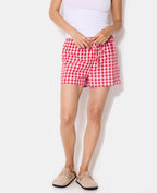 Short de pyjama motif vichy