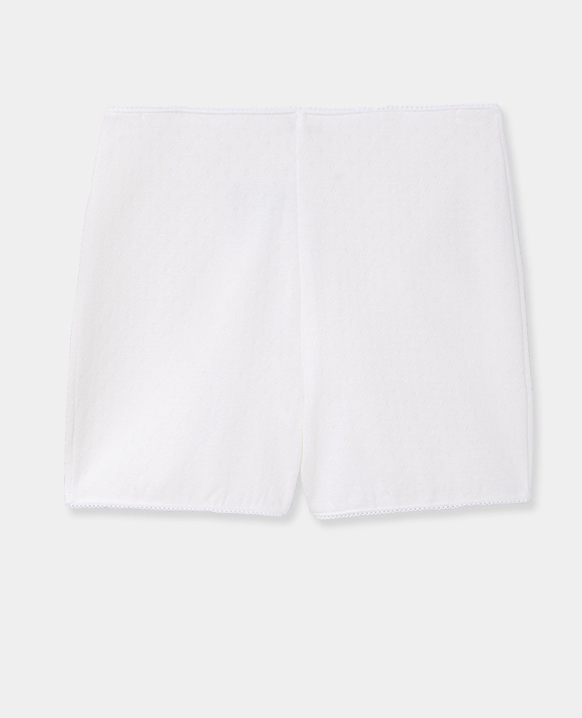 Bas de pyjama short en maille pointelle