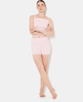 Bas de pyjama short en maille pointelle