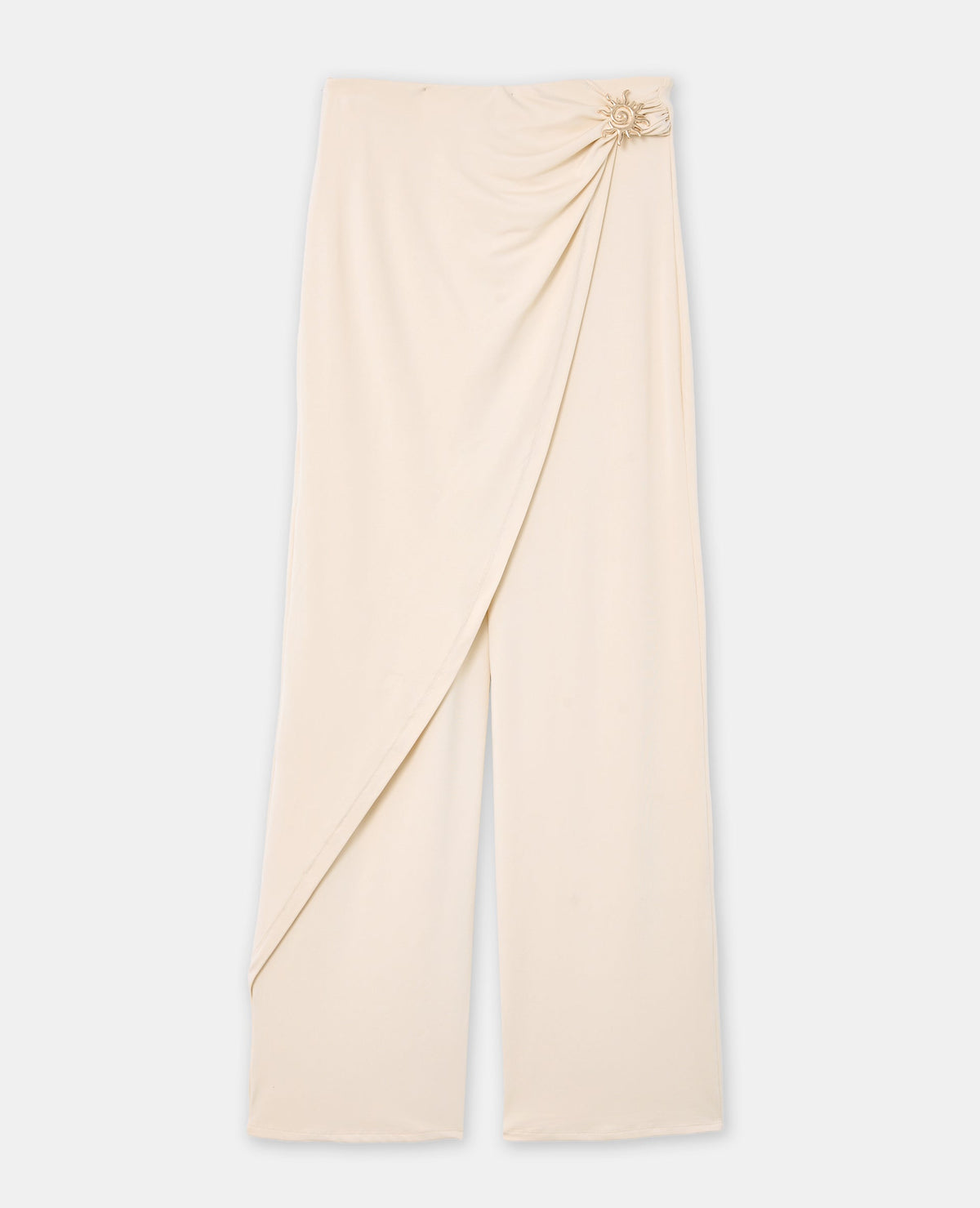 Pantalon skant effet portefeuille avec bijou soleil