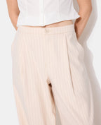 Pantalon bombacho avec rayures