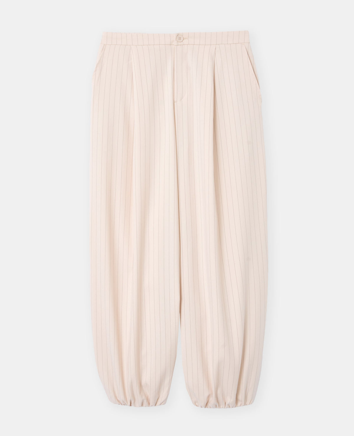 Pantalon bombacho avec rayures