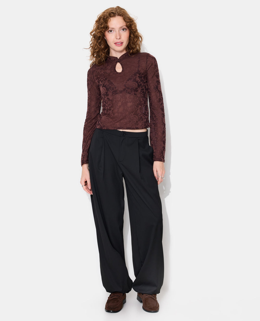 Pantalon bombacho bas élastiqués