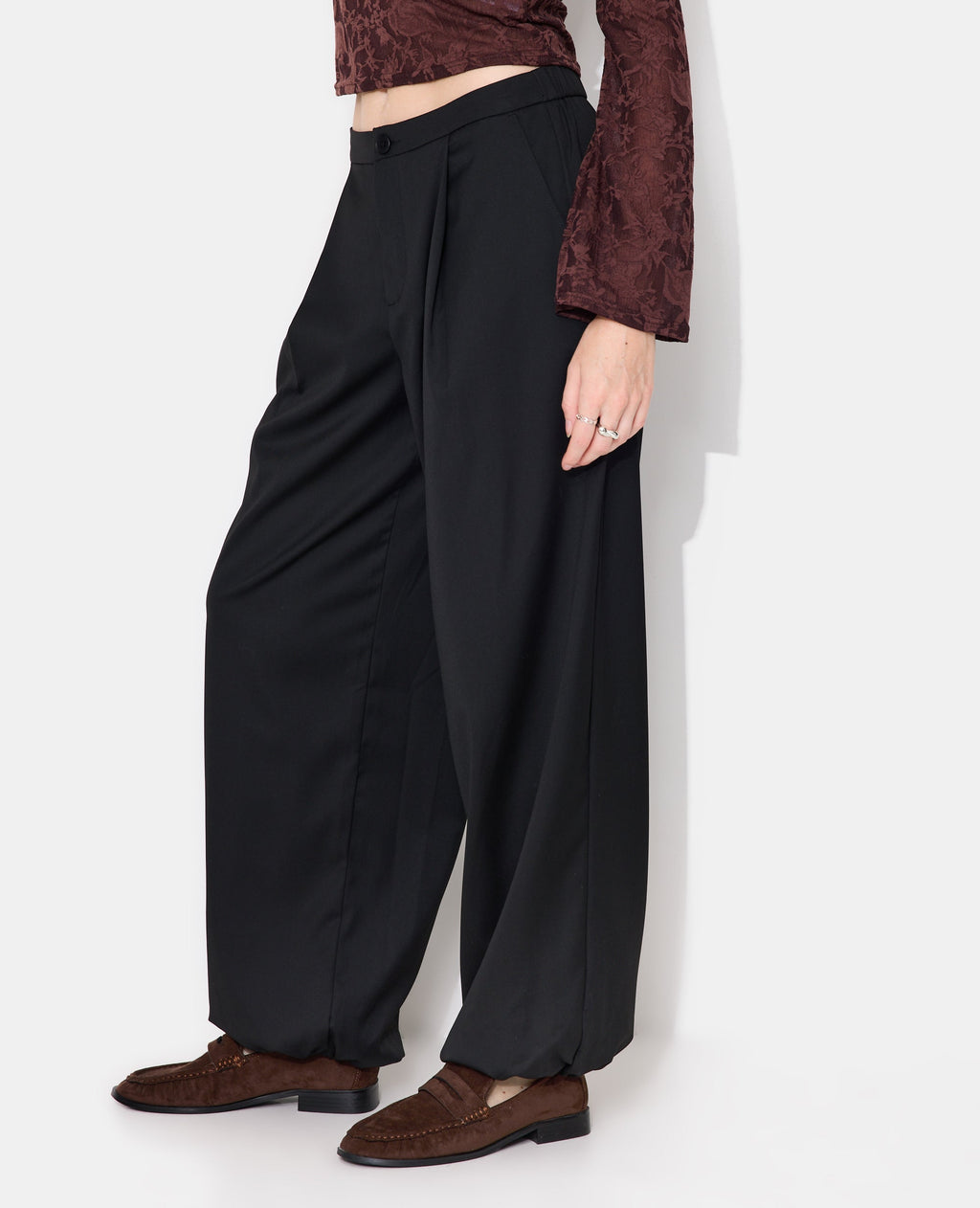 Pantalon bombacho bas élastiqués