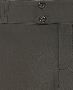 Pantalon flare taille basse en tissu stretch