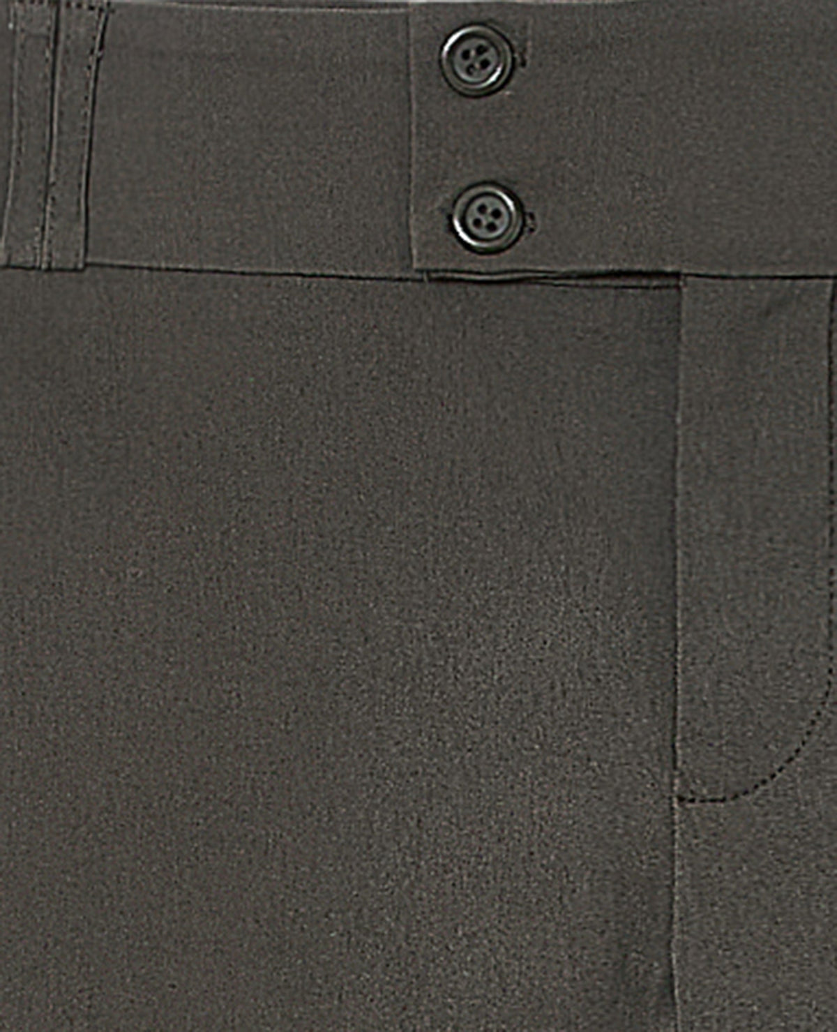 Pantalon flare taille basse en tissu stretch