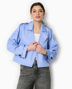 Trench court en toile