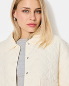 Blouson matelassé avec col et poches