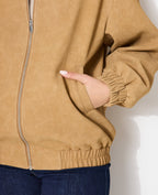 Blouson en suédine