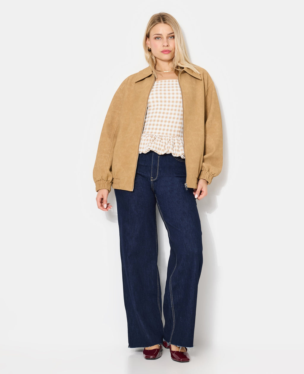 Blouson en suédine