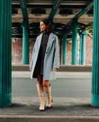 Manteau façon de drap de laine