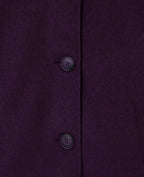 Manteau court effet drap de laine