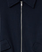 Blouson drap de laine avec zip