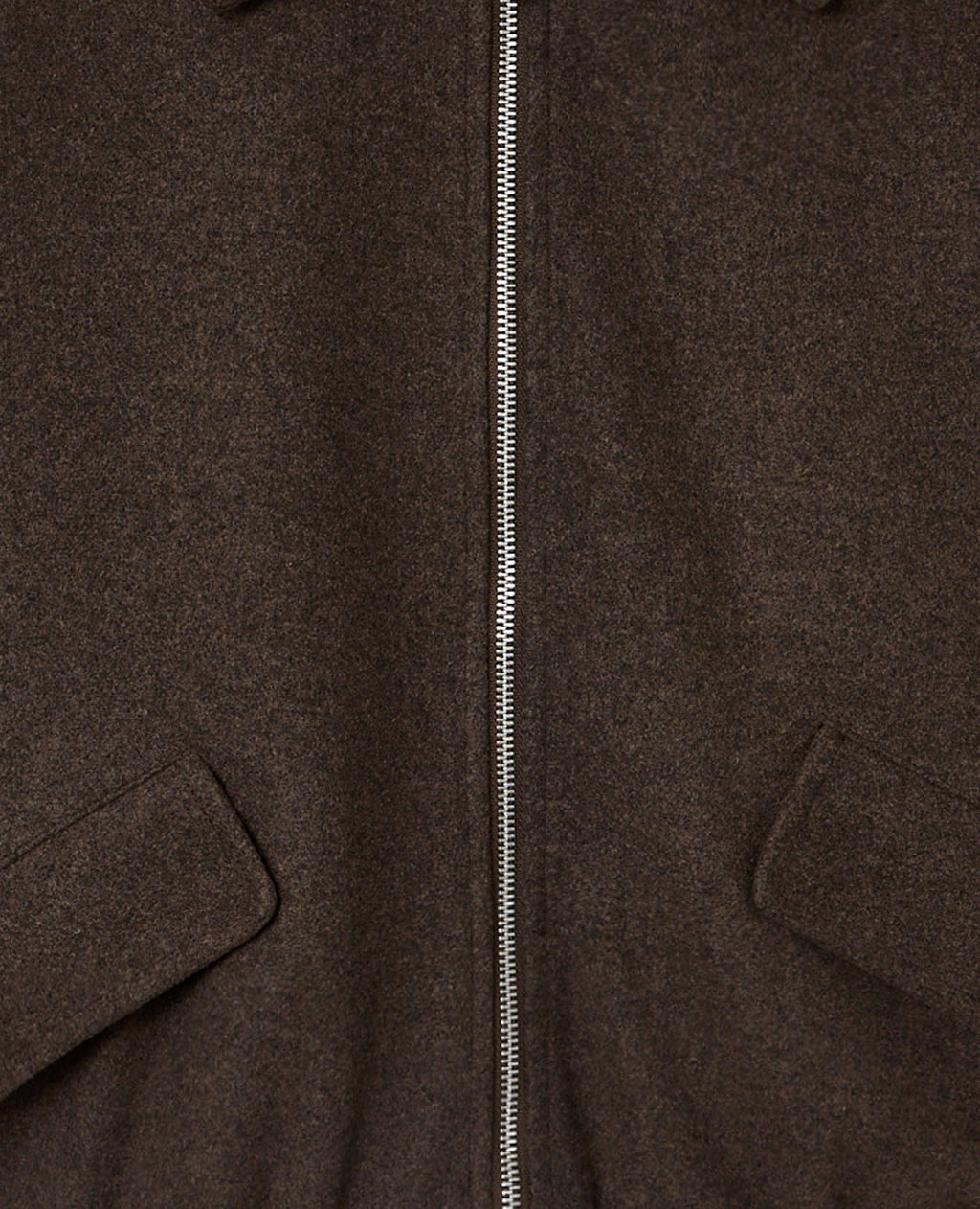 Blouson drap de laine avec zip