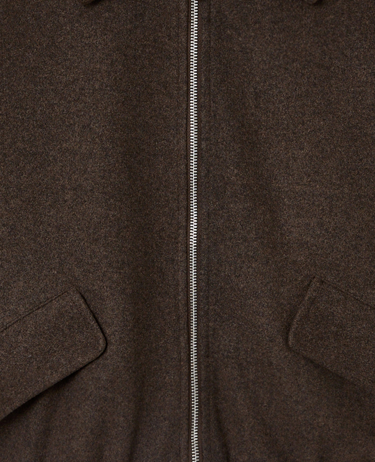 Blouson drap de laine avec zip