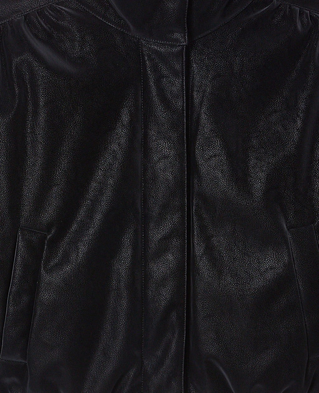 Blouson simili effet peau de pêche
