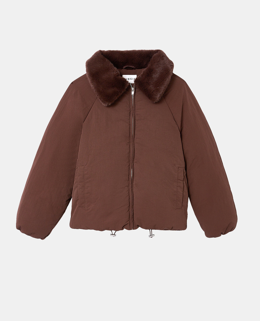 Blouson doudoune avec col fourrure