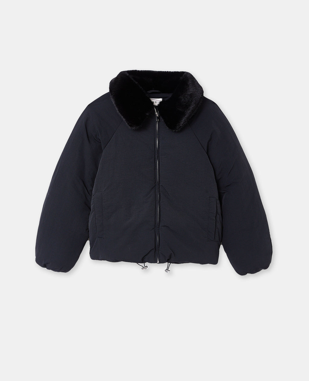 Blouson doudoune avec col fourrure