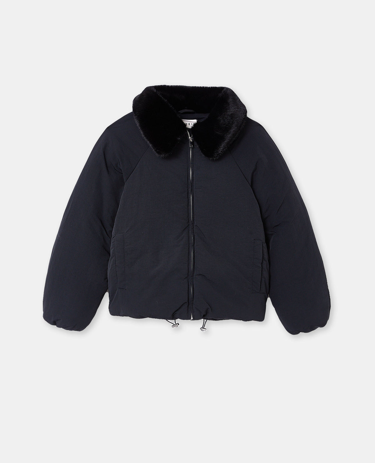 Blouson doudoune avec col fourrure