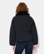 Blouson doudoune avec col fourrure
