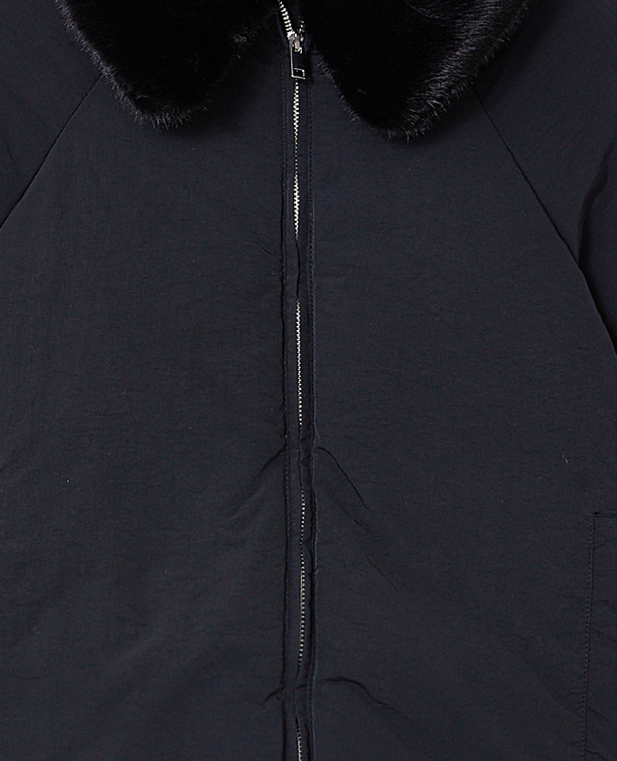 Blouson doudoune avec col fourrure