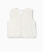 Gilet sans manches en sherpa effet mouton
