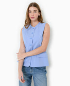 Veste blazer sans manches esprit gilet de barman