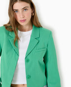 Veste courte avec boutons sous patte