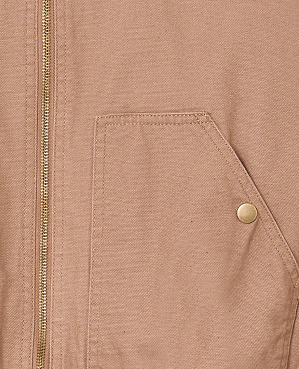 Blouson en toile avec col simili