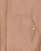 Blouson en toile avec col simili