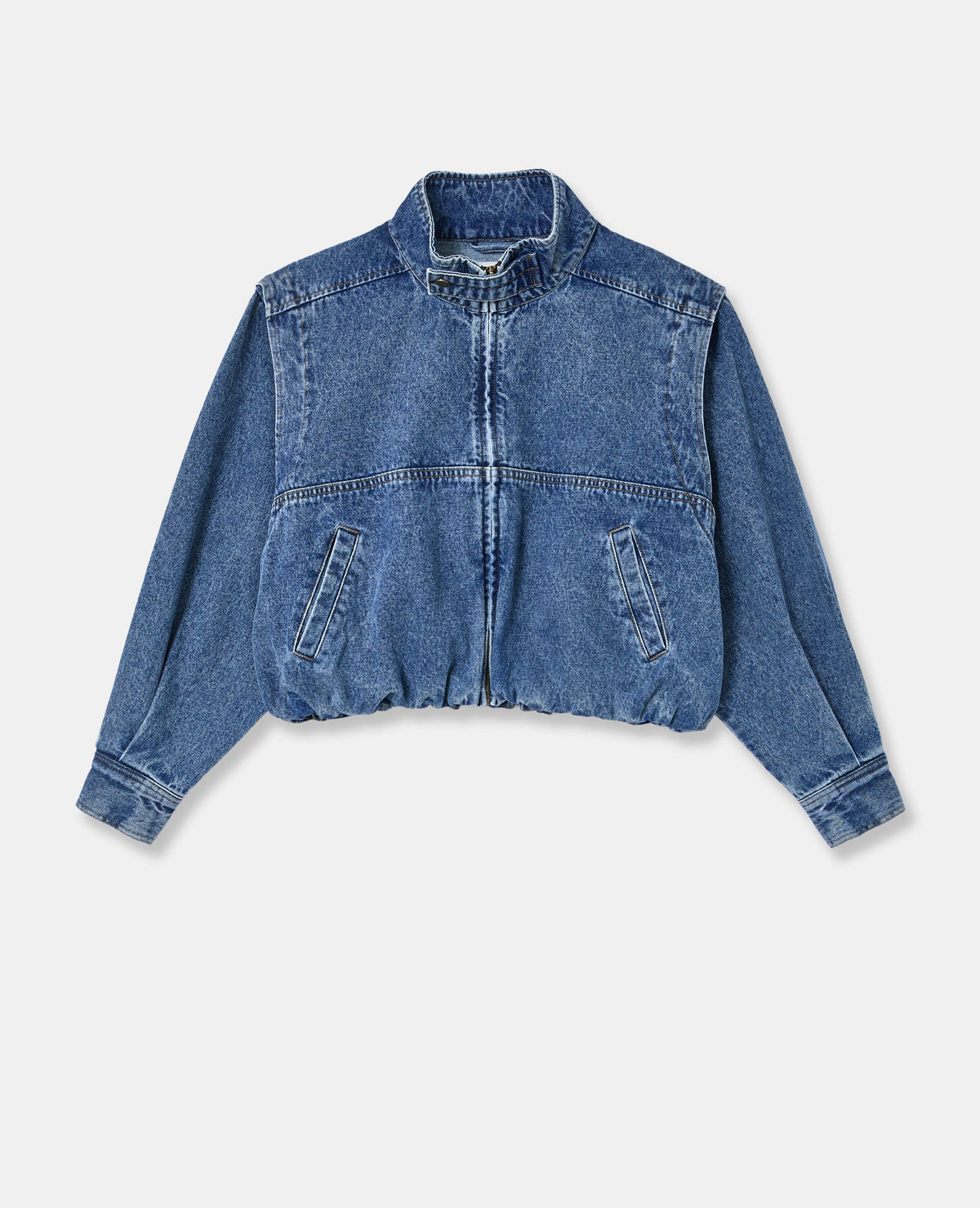 Veste boule en jean