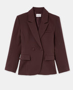 Veste blazer cintrée avec épaulettes