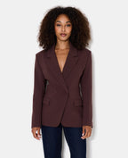 Veste blazer cintrée avec épaulettes