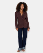 Veste blazer cintrée avec épaulettes