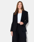 Veste blazer cintrée avec épaulettes