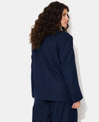 Veste blazer oversize double boutonnage