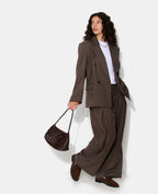 Veste blazer oversize double boutonnage