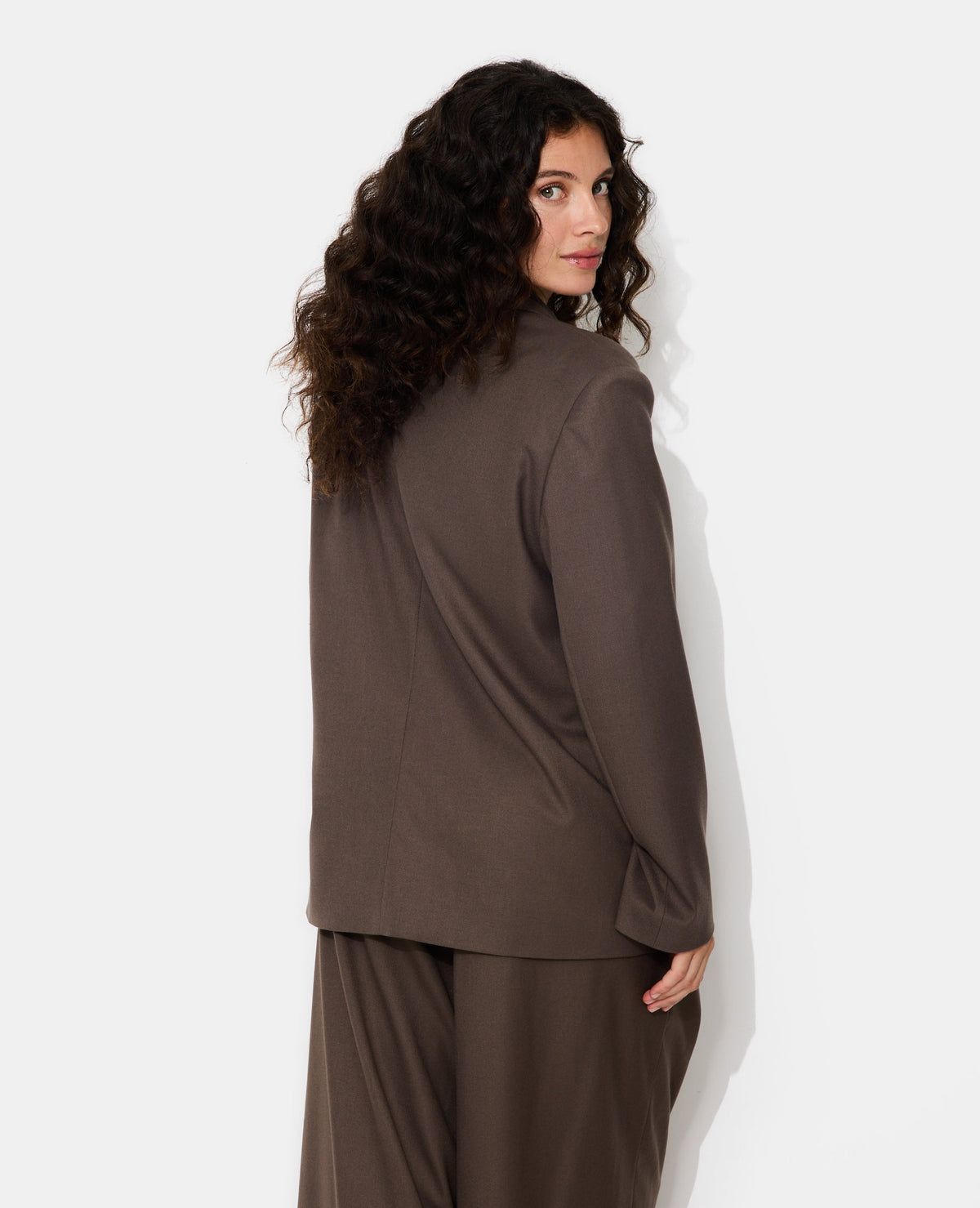 Veste blazer oversize double boutonnage