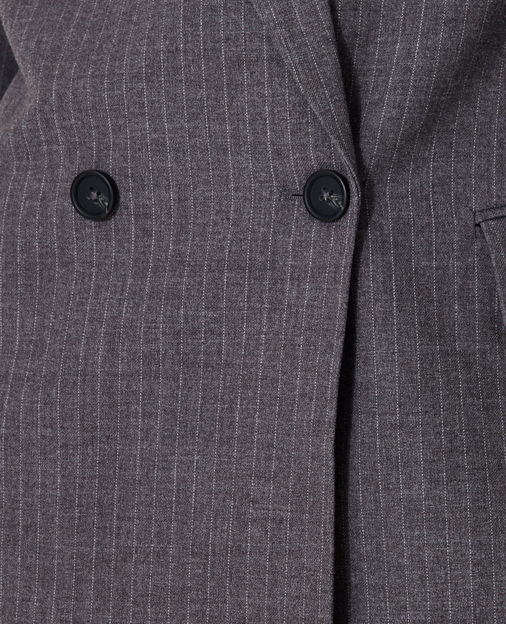 Veste blazer oversize fines rayures