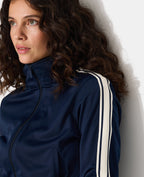 Veste de jogging avec bandes contrastées