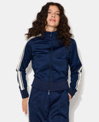 Veste de jogging avec bandes contrastées