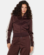 Veste de jogging avec bandes contrastées