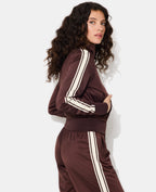 Veste de jogging avec bandes contrastées