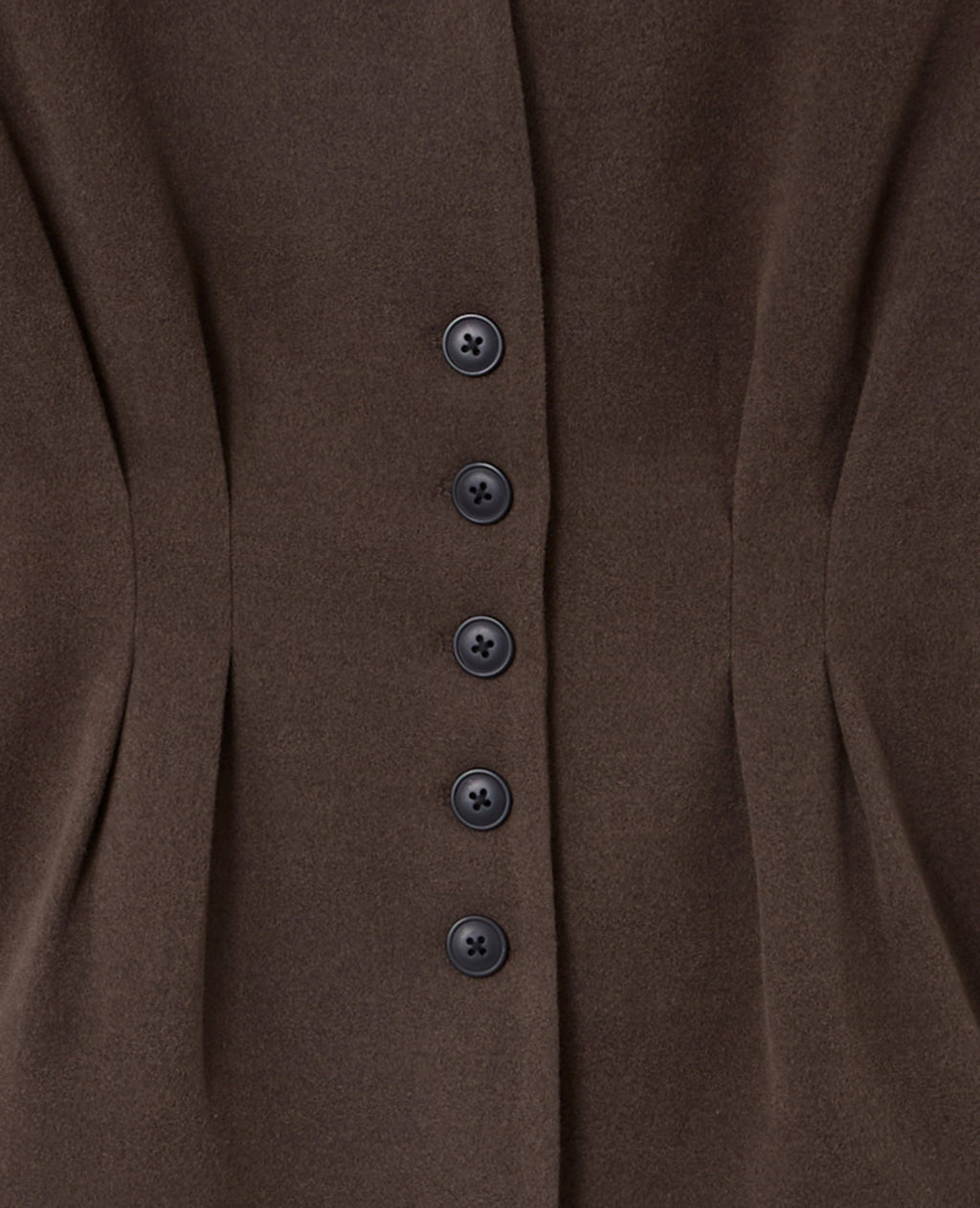 Veste longue et cintrée drap de laine