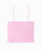 Top bandeau court avec bretelles fines