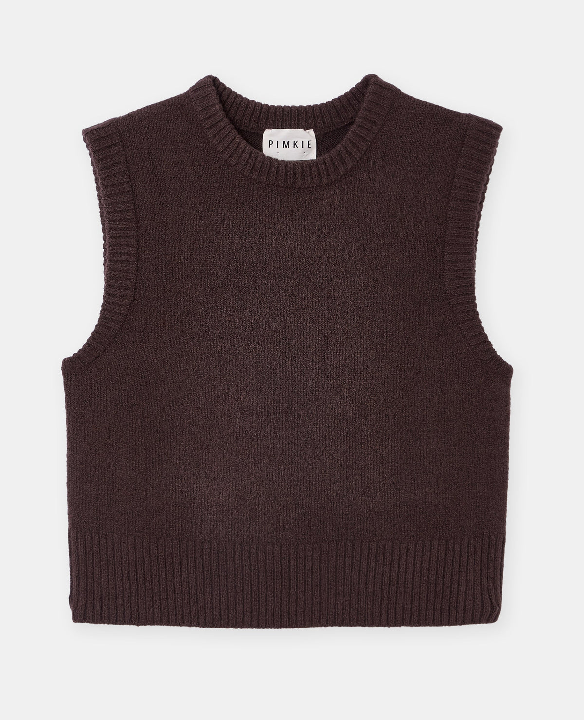 Pull sans manches avec laine