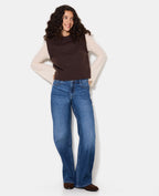 Pull sans manches avec laine